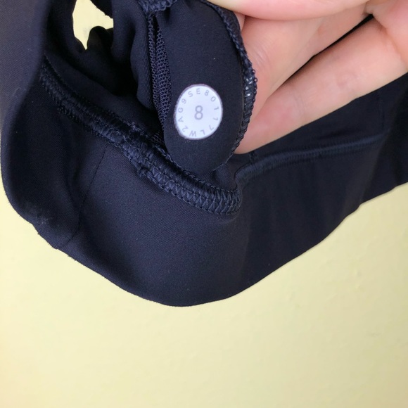 Lululemon Fast & Free Nulux Sports Bra In Black Grape Women’s Size 8 Athleisure - Picture 6 of 6